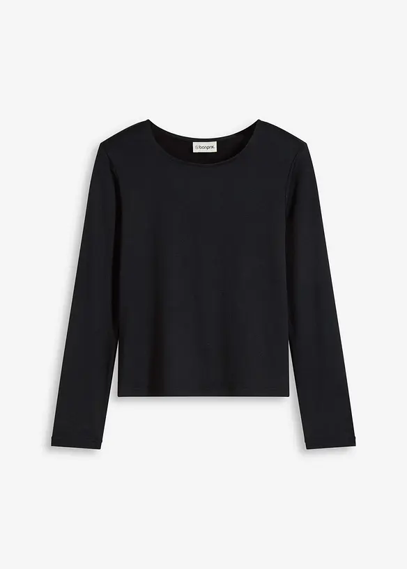 T-shirt manches longues avec épaulettes, bonprix