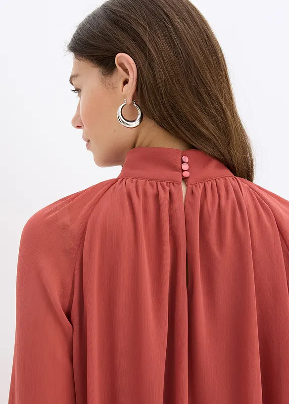 Chiffonkleid mit Volants, bonprix