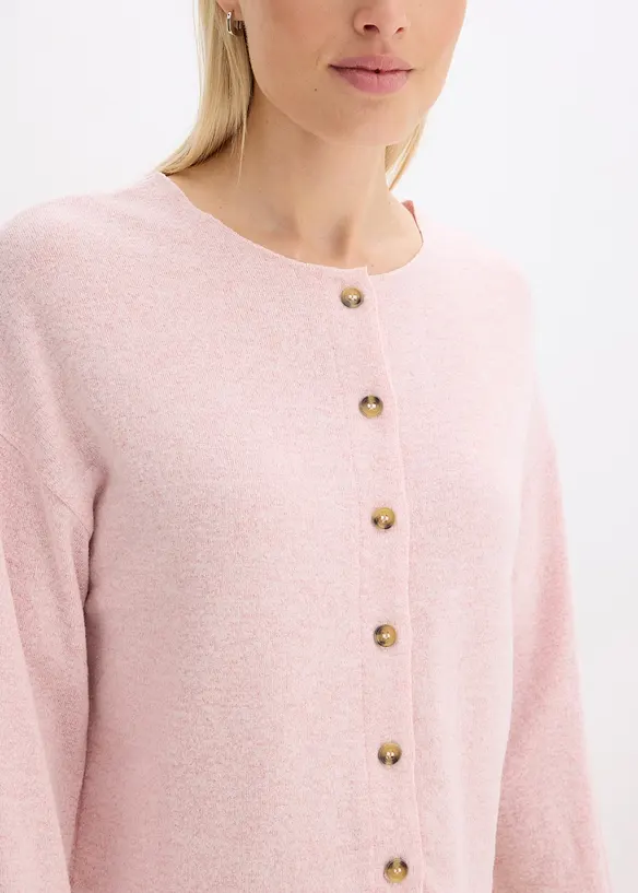 Gerippte Feinstrickjacke, bonprix