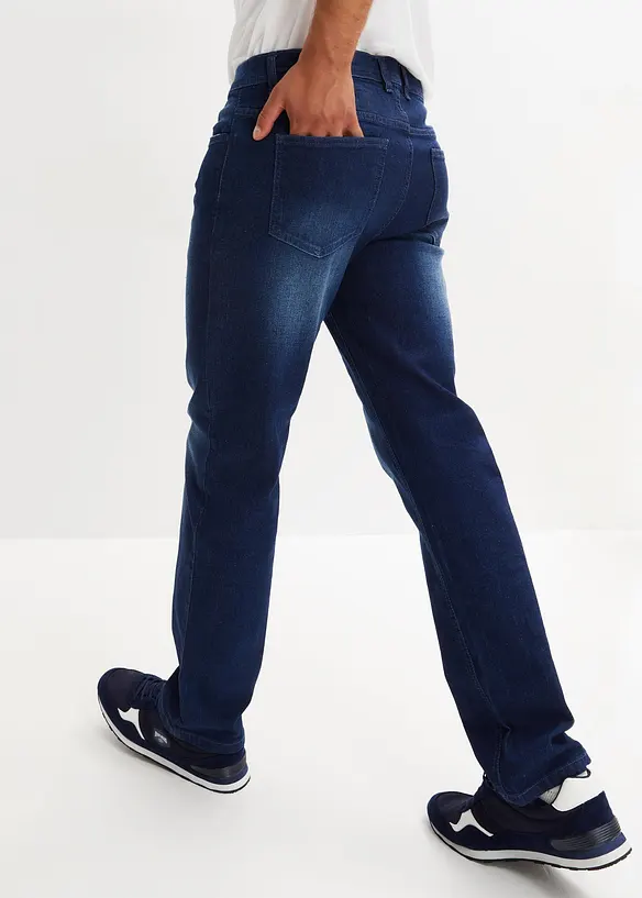 Jean droit extensible coupe confort, Regular, bonprix