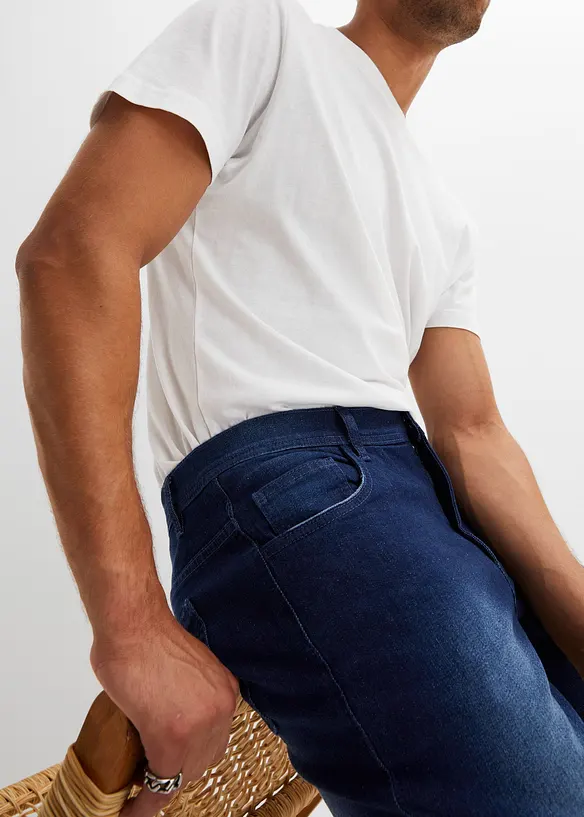 Jean droit extensible coupe confort, Regular, bonprix