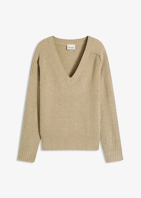 Pull col V, bonprix