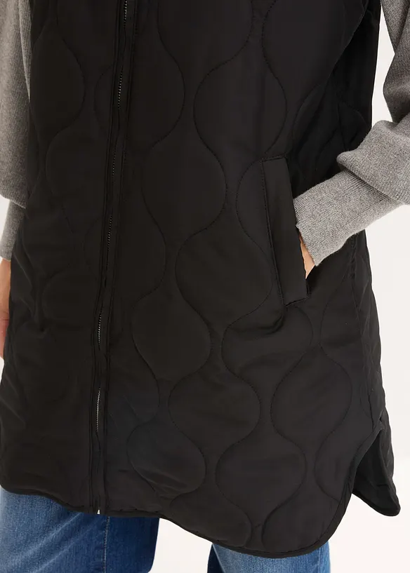 Gilet matelassé sans manches, ultra-léger, bonprix