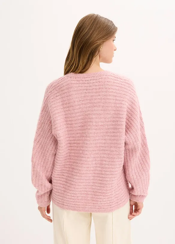 Gilet en grosse maille contenant de la laine, bonprix