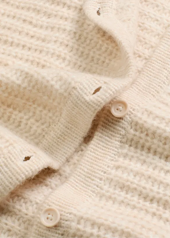 Gilet en grosse maille contenant de la laine, bonprix