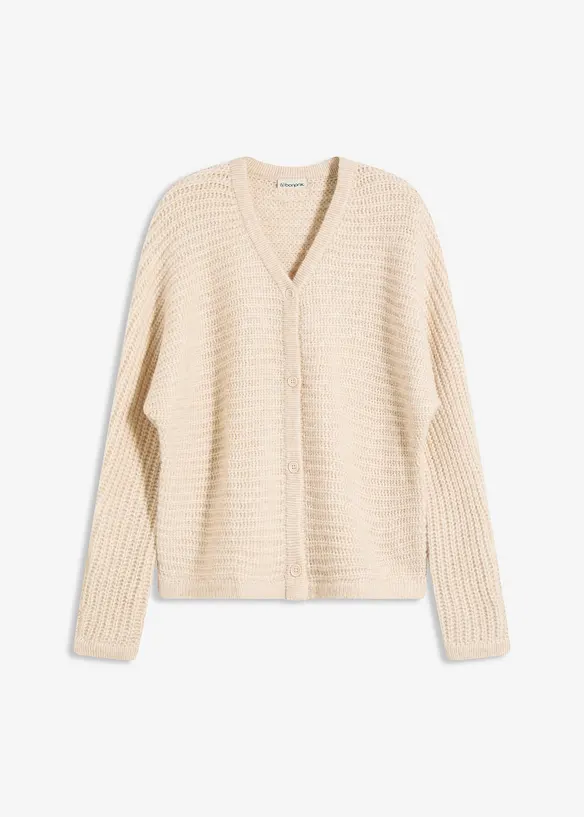 Gilet en grosse maille contenant de la laine, bonprix