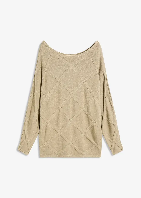Pull à motif torsadé horizontal, bonprix
