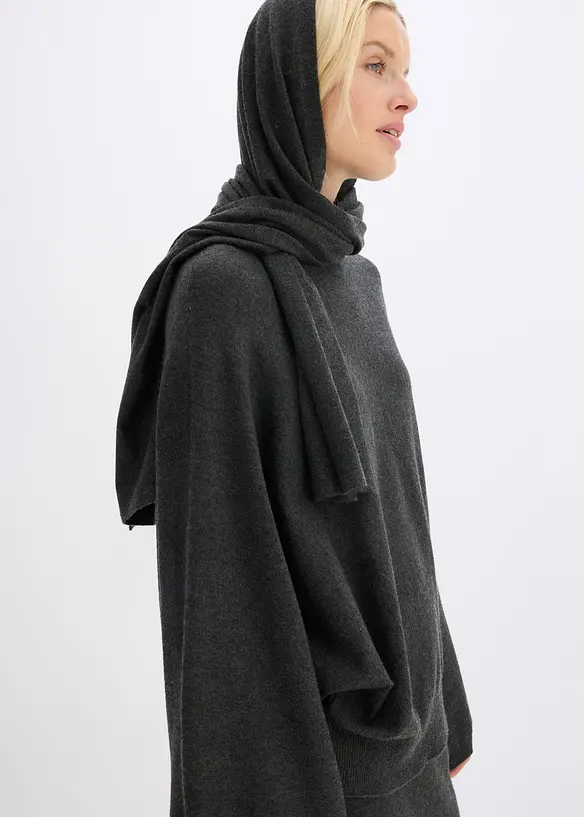 Pull en fine maille de viscose mélangée, bonprix