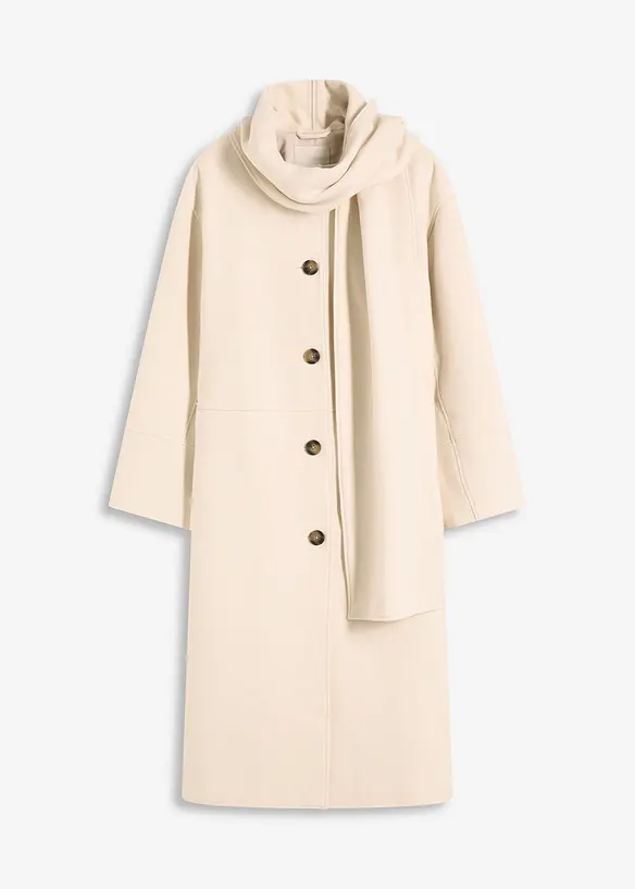Manteau doux et oversize, viscose mélangée, bonprix