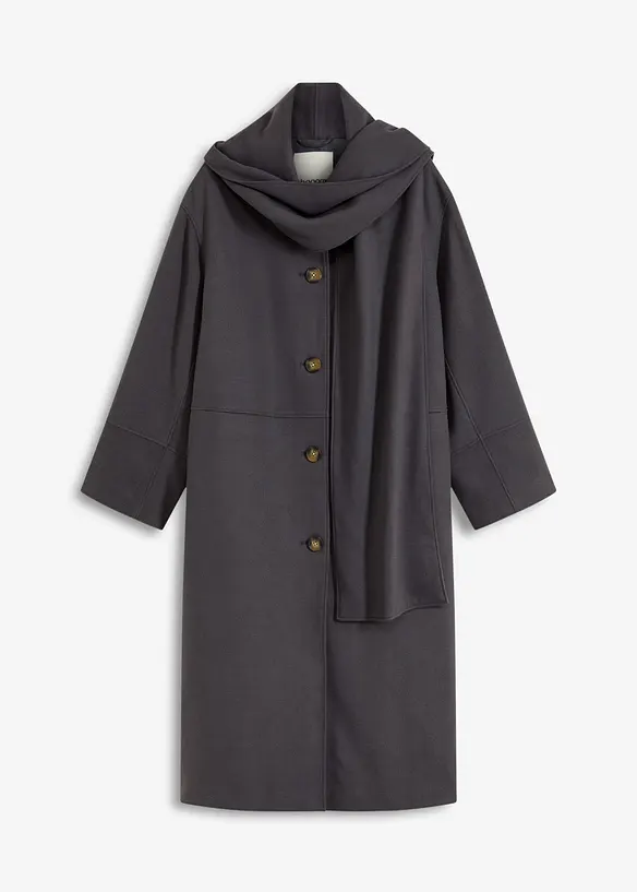 Oversize-Mantel mit zwei dezenten Nahttaschen, bonprix