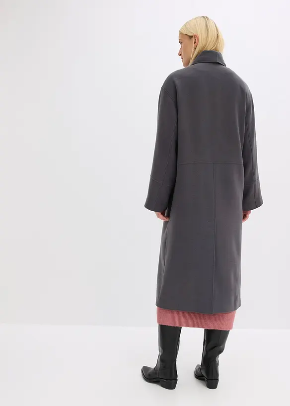 Oversize-Mantel mit zwei dezenten Nahttaschen, bonprix