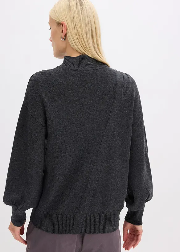 Pullover mit Knopfleiste, bonprix