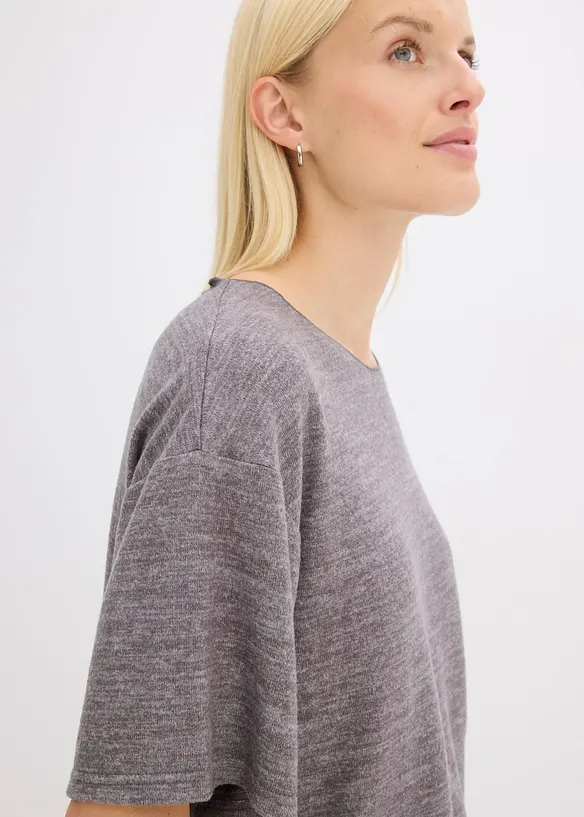 T-shirt court et boxy, bonprix