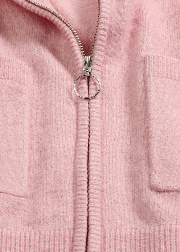 Strickjacke mit Reißverschluss, bonprix