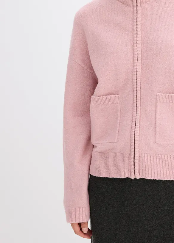 Strickjacke mit Reißverschluss, bonprix