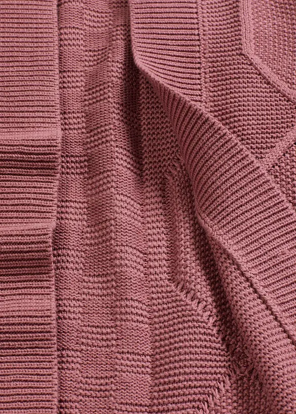 Strickjacke mit Zopfmuster, bonprix