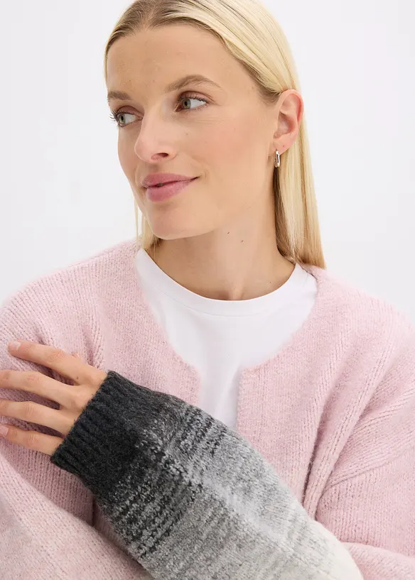 Gilet en grosse maille, bonprix