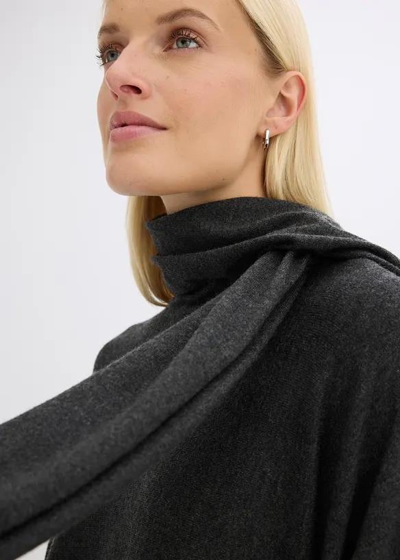 Pull en fine maille de viscose mélangée, bonprix