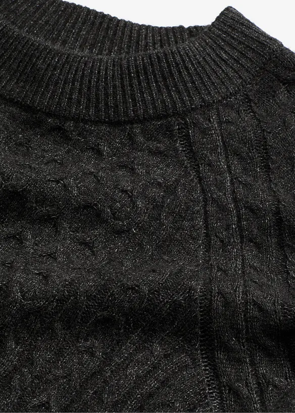 Longpullover aus fließendem Viskose-Mix, bonprix