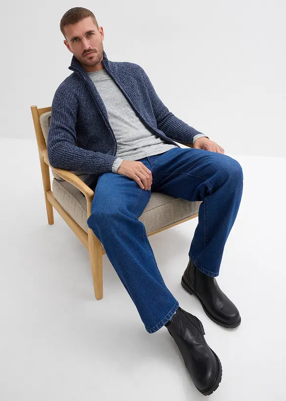 Loose Fit Stretch-Jeans, Straight, bonprix