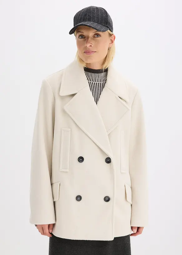 Cabanjacke in Wolloptik, bonprix