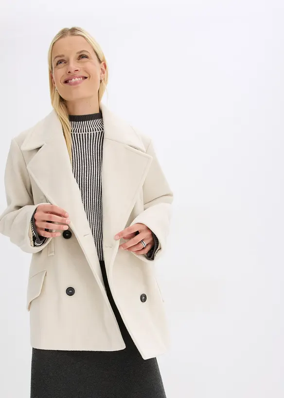 Cabanjacke in Wolloptik, bonprix