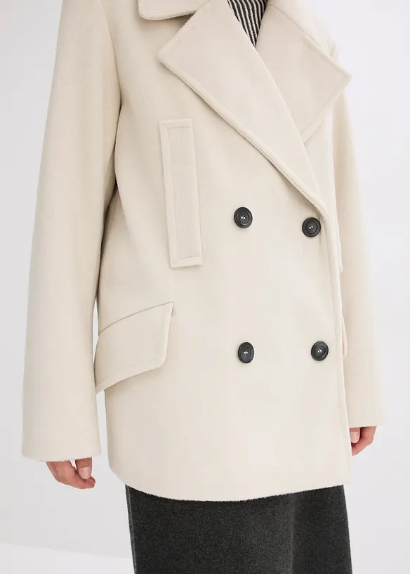 Cabanjacke in Wolloptik, bonprix