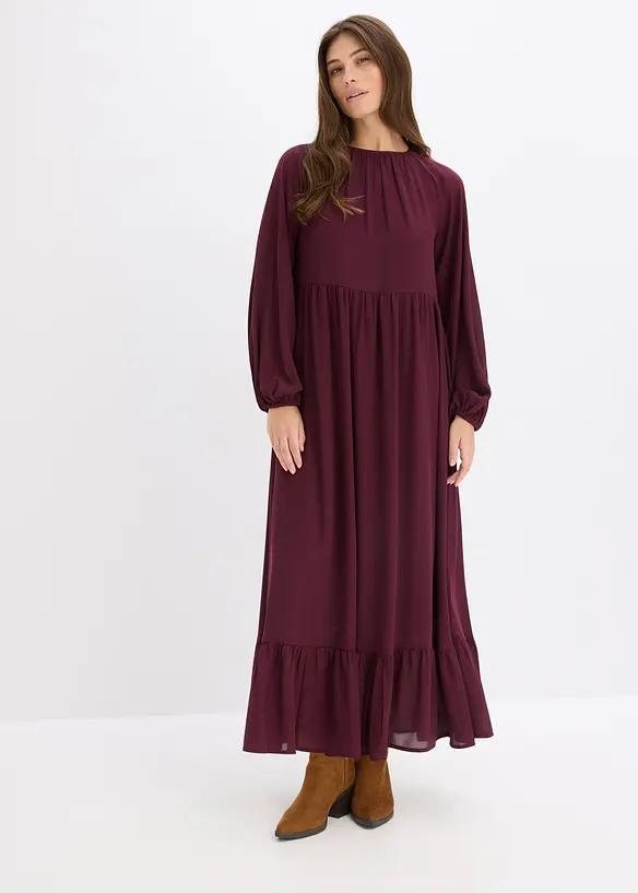 Maxikleid aus Chiffon, bonprix