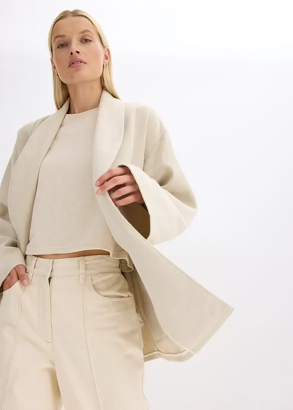 Veste aspect laine, bonprix