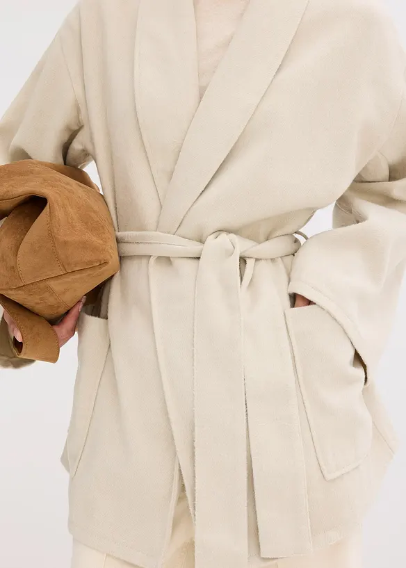 Veste aspect laine, bonprix