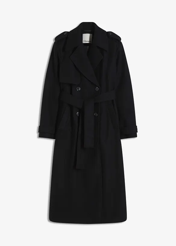 Trench-coat aspect laine, bonprix