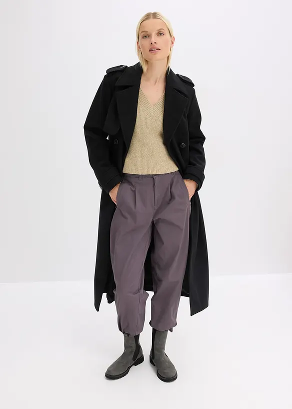 Trench-coat aspect laine, bonprix