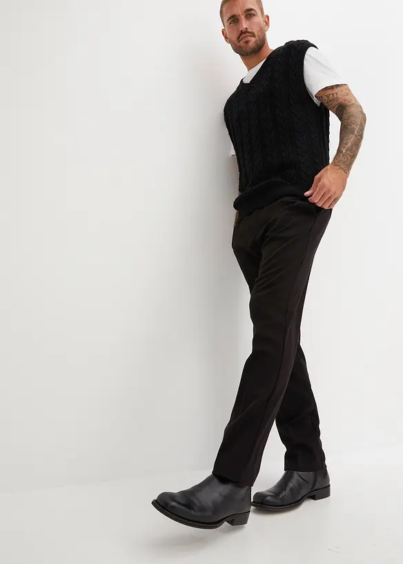 Pantalon élégant à pinces, Regular, bonprix