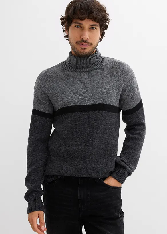 Pull col roulé, bonprix