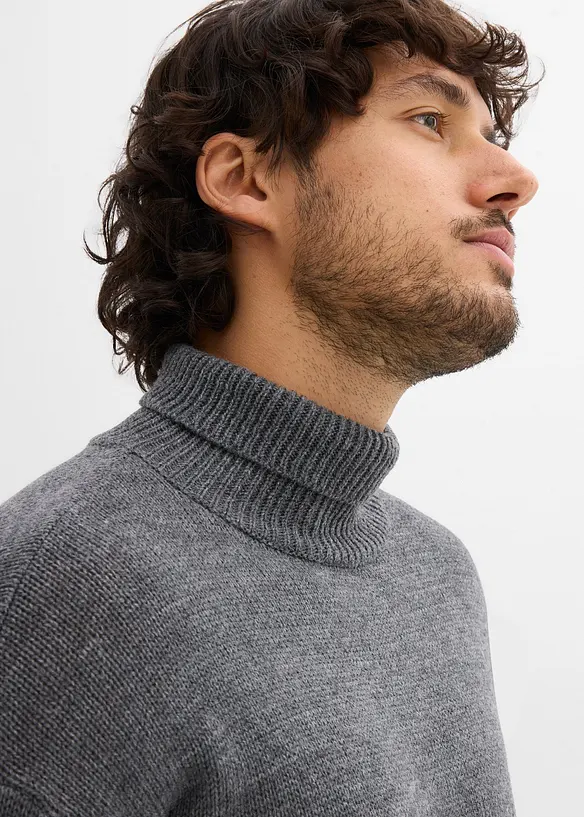 Pull col roulé, bonprix