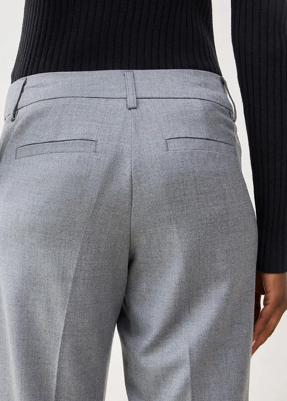 Schmale Hose mit Wolle, bonprix
