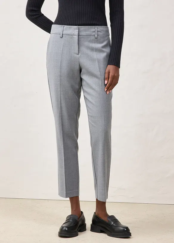 Schmale Hose mit Wolle, bonprix