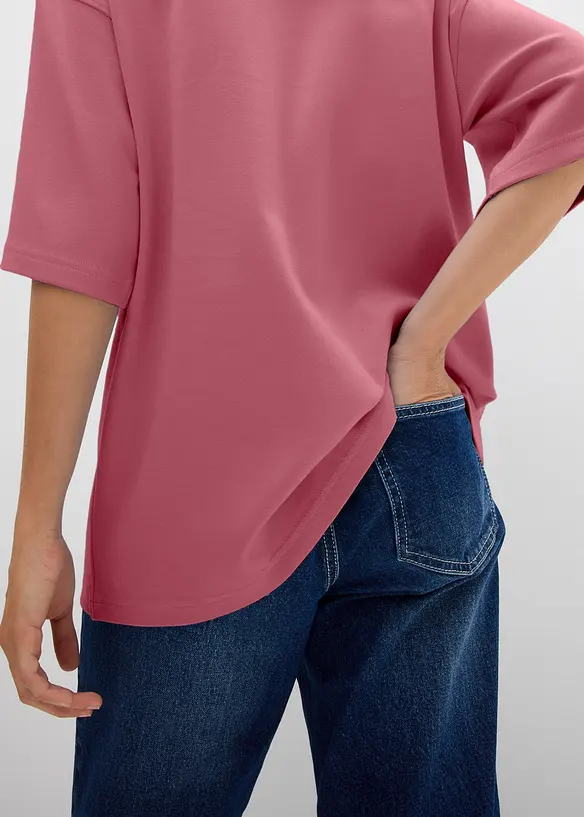 Oversize-Shirt aus reiner schwerer Bio-Baumwolle, bonprix