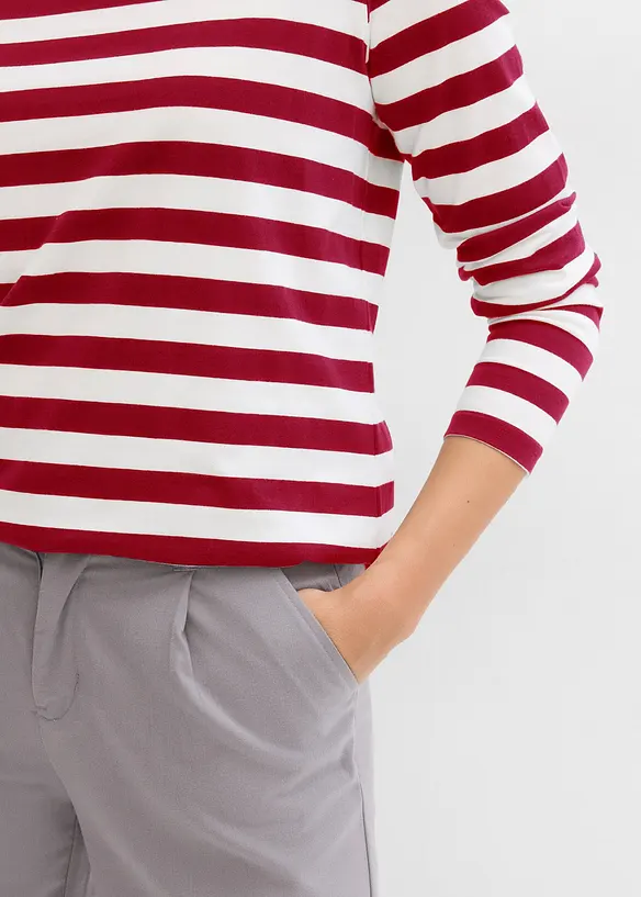 T-shirt rayé 100% coton, bonprix