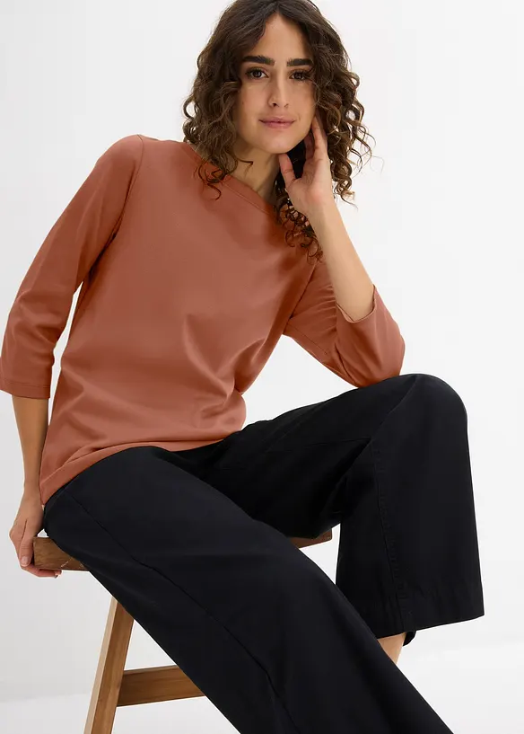 Shirt aus reiner schwerer Bio-Baumwolle, bonprix