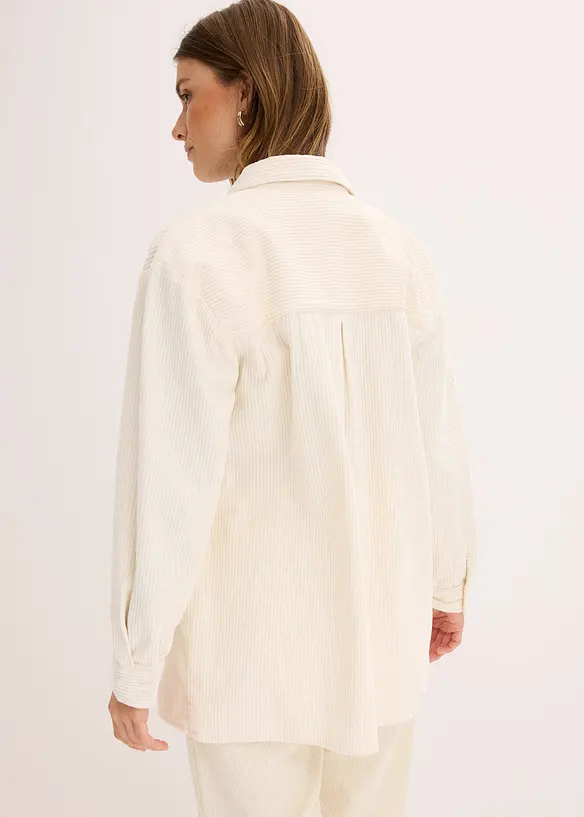 Chemise en velours côtelé 100% coton, bonprix