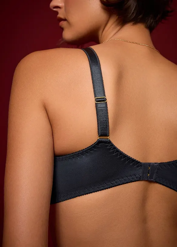 Soutien-gorge en polyamide brillant avec dentelle, bonprix