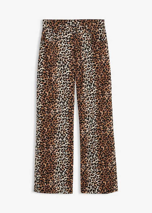 Jeans Wide Leg taille mi-haute, bonprix