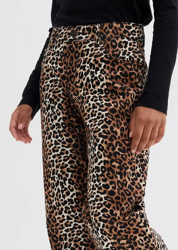 Jeans Wide Leg taille mi-haute, bonprix