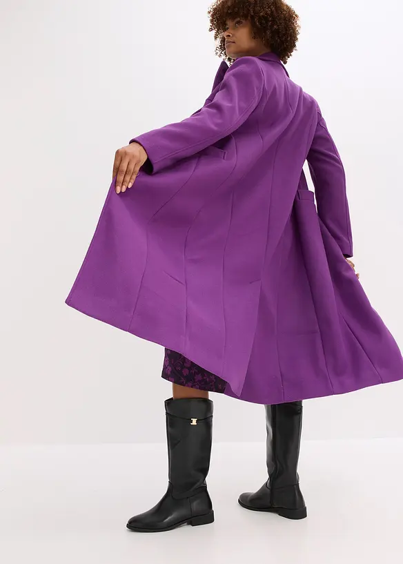 Manteau long aspect laine, bonprix