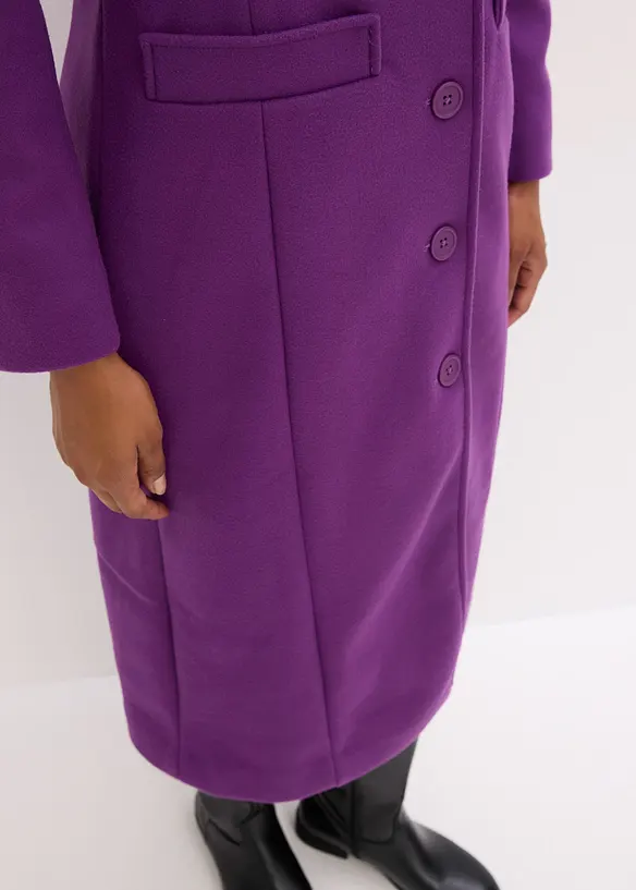 Manteau long aspect laine, bonprix