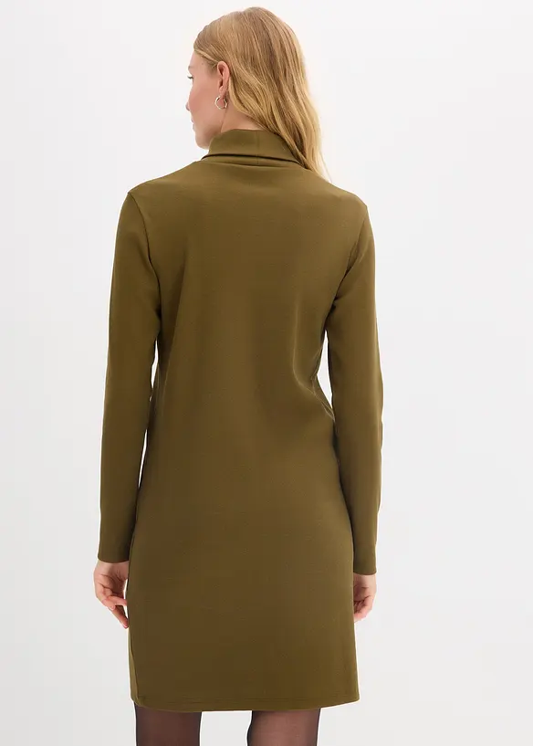 Shirtkleid aus schwerer elastischer Ripp-Qualität, bonprix