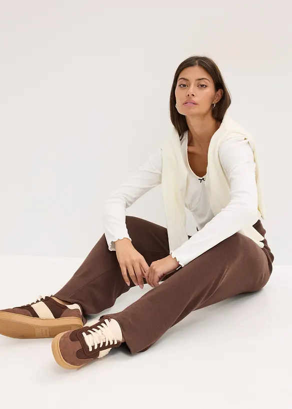 Strickhose aus softem Viskose-Mix, bonprix