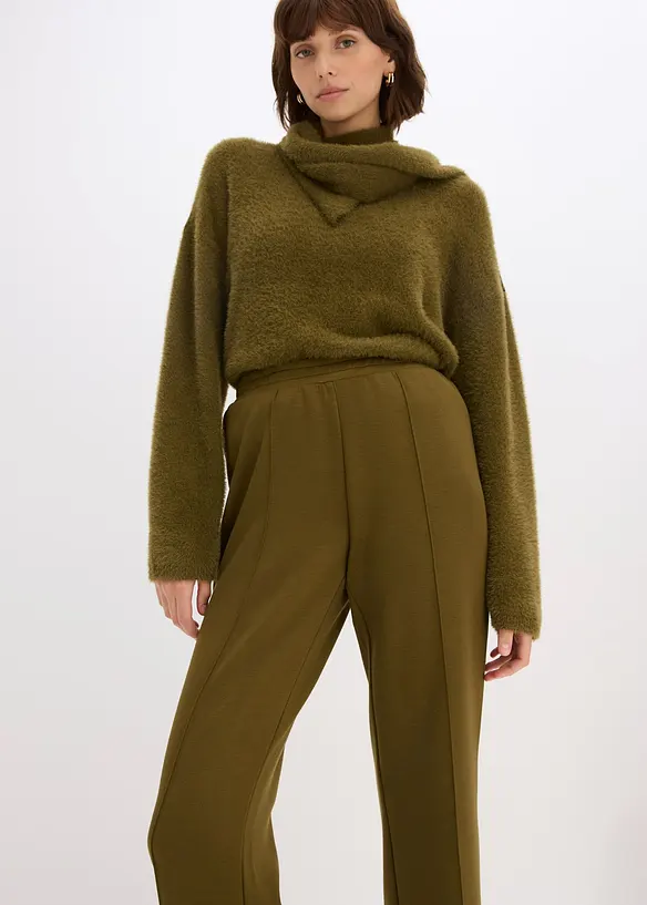 Pantalon en molleton avec viscose, bonprix