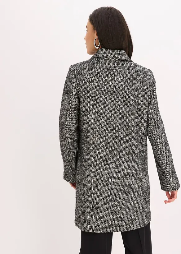 Manteau de mi-saison décontracté imitation laine, bonprix